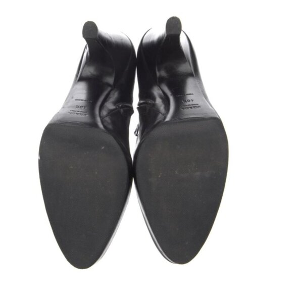 Prada black leather boots size 10.5, IT40.5 - Picture 4 of 5
